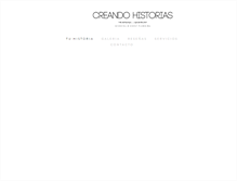 Tablet Screenshot of creandohistorias.com